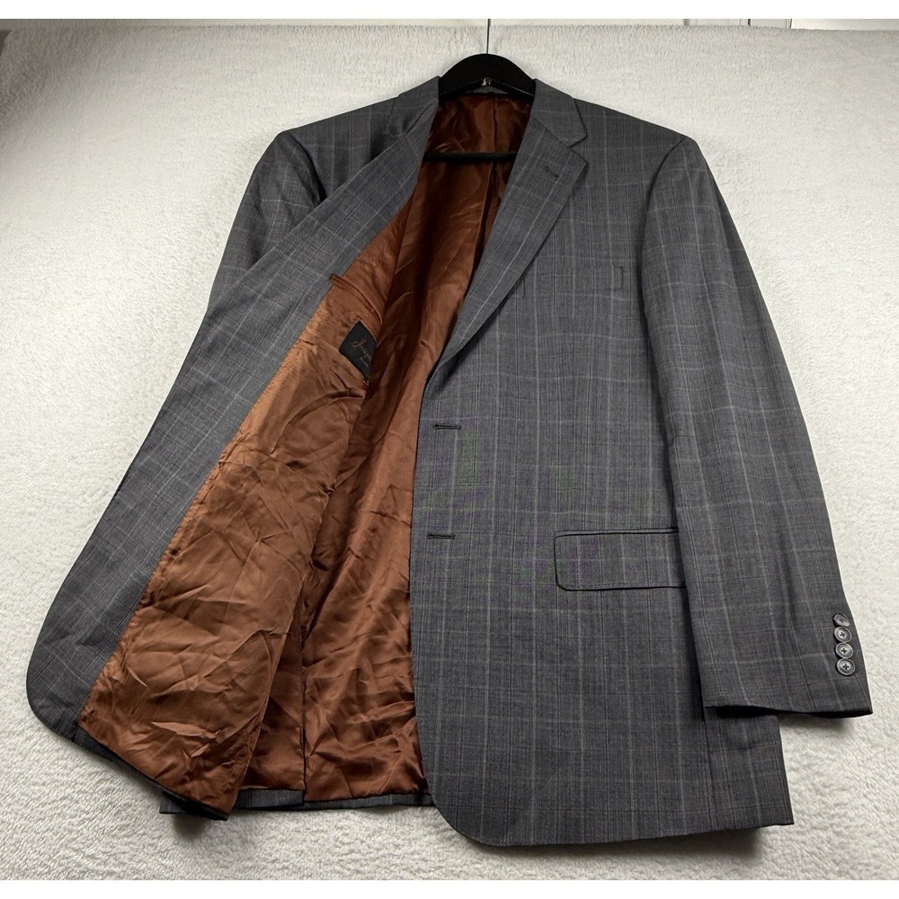 Joseph Jos. A. Bank Sport Coat Blazer Men's 43R Charcoal Gray WOOL